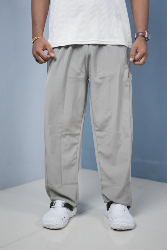 Men’s Joggers – Stylish Two Stripe Track Pants Streetwear - ASH+ white stripes – alternate view – 7MAN India