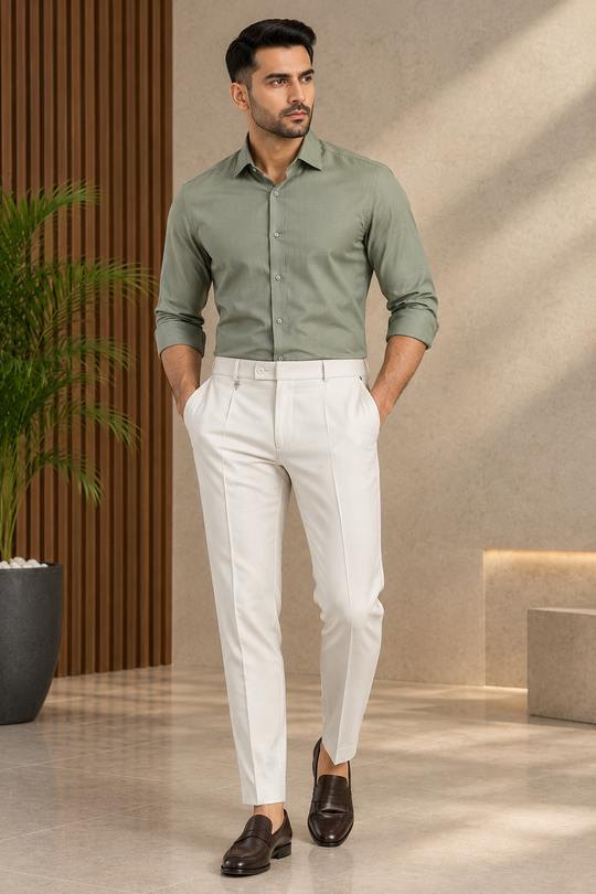 Men's Slim Fit Formal & Casual Stretchable Polo Pant - 11 – 7MAN Men's Fashion India