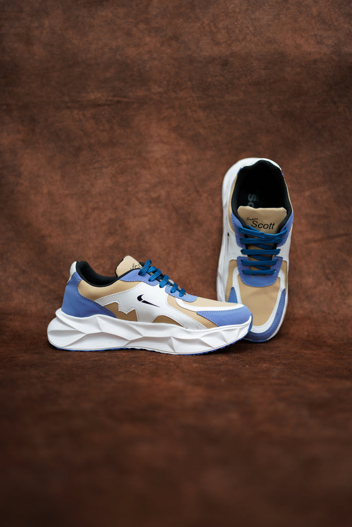 Fashion-Forward Men’s Sneakers in Blue | Urban Style Shoes-7 Man