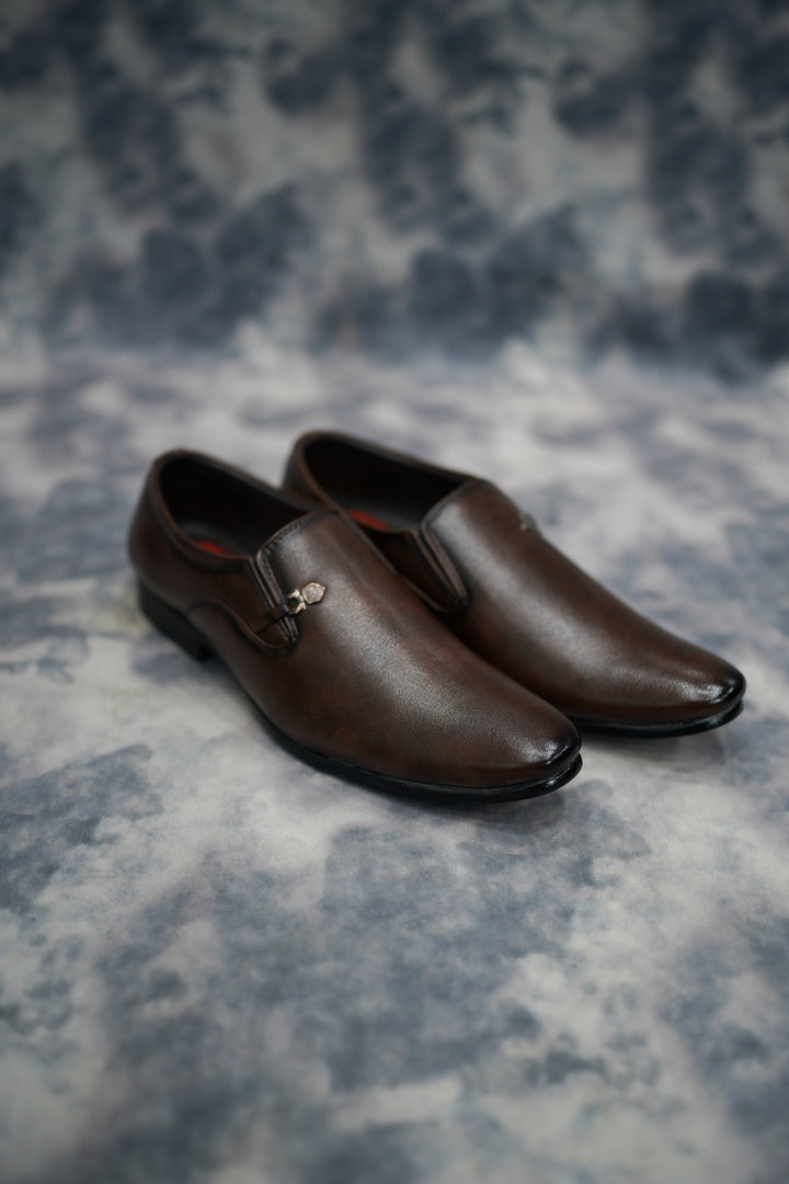 Stylish Men’s Brown Formal and Casual Dress Shoes-7 Man