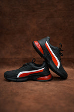 Load image into Gallery viewer, Men’s Black &amp; Red Sports Shoes – Stylish &amp; Durable Sneakers-7 Man
