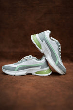 Load image into Gallery viewer, Men’s White &amp; Green Sports Shoes – Stylish &amp; Durable Sneakers-7 Man
