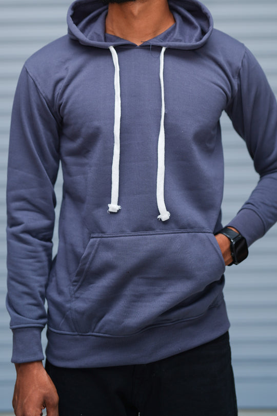 Men’s Hoodie Oversized Fit | Trending Streetwear Pullover Sweatshirt - Grey – alternate view – 7MAN India