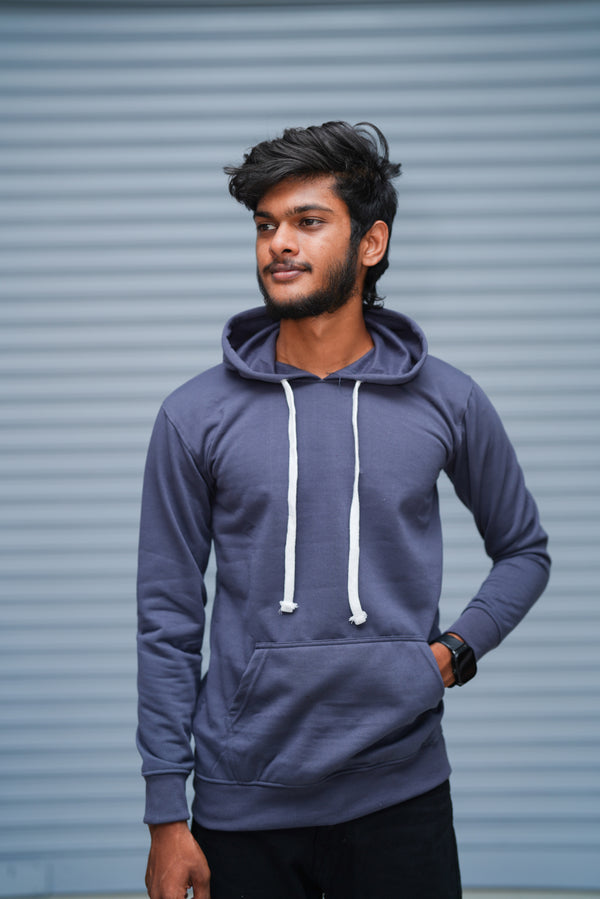 Men’s Hoodie Oversized Fit | Trending Streetwear Pullover Sweatshirt - Grey