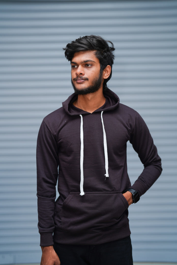 Men’s Hoodie Oversized Fit | Trending Streetwear Pullover Sweatshirt - Brown