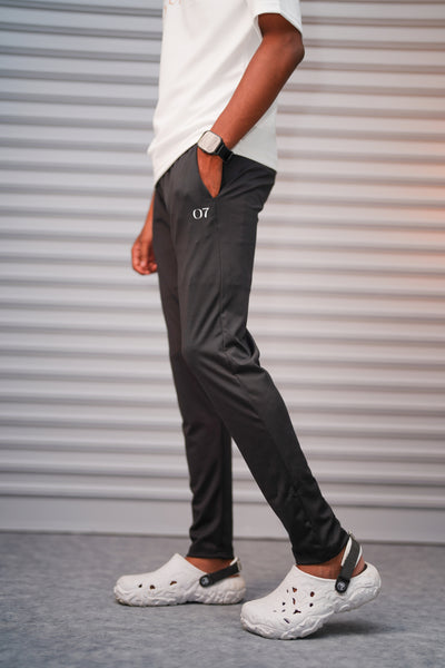 Buy Men's Casual 4 Way Lycra Track Pant - Black