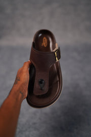 Stylish Slip-On Sandals for Men | Daily Wear Trendy Slippers - Master-2(Brown)