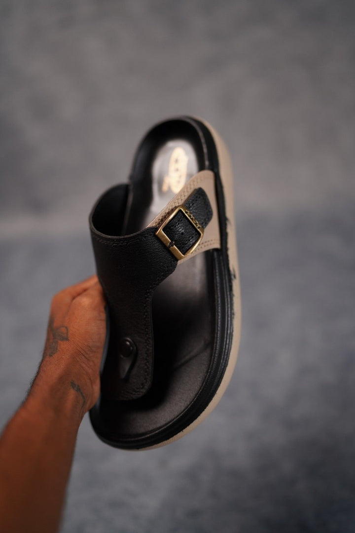Stylish Slip-On Sandals for Men | Daily Wear Trendy Slippers - Master-2(Black)