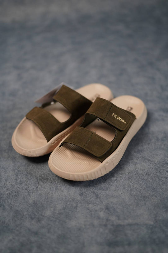 Men’s Premium Dual Strap Slippers for Daily Wear | Trendy Casual Slides - Walk-2(MHD) – 7MAN Men's Fashion India