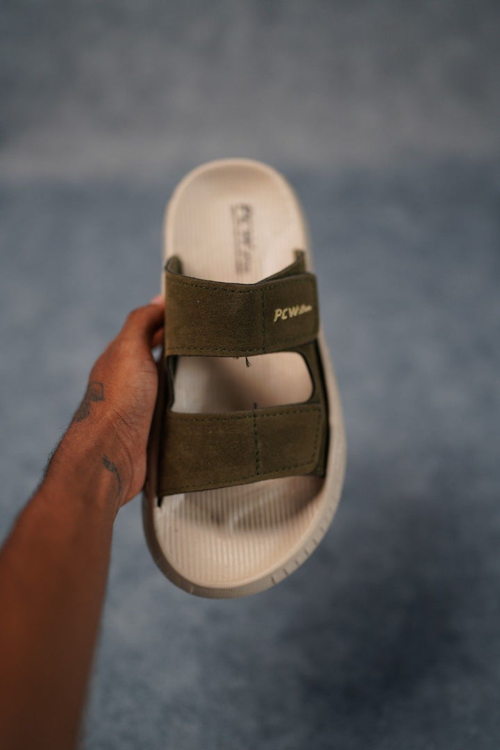 Men’s Premium Dual Strap Slippers for Daily Wear | Trendy Casual Slides - Walk-2(MHD)