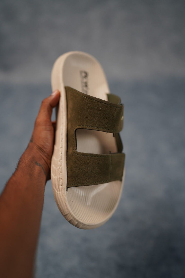 Men’s Premium Dual Strap Slippers for Daily Wear | Trendy Casual Slides - Walk-2(MHD)