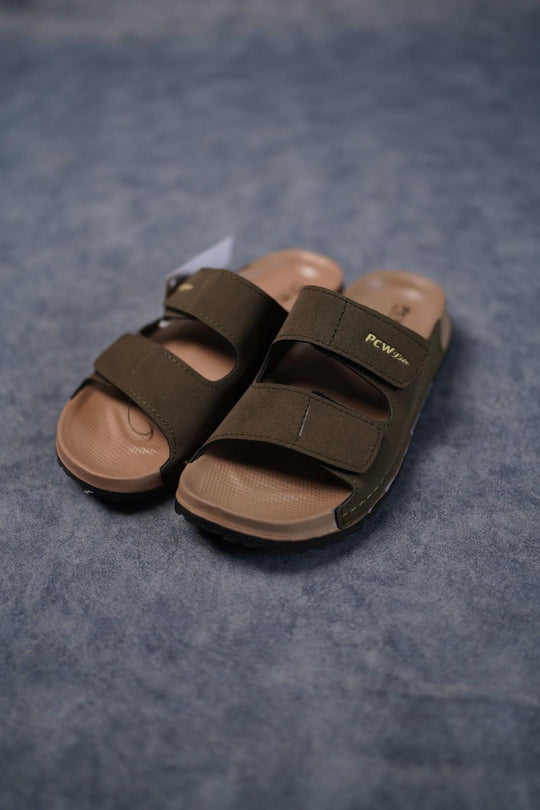 Men’s Premium Dual Strap Slippers for Daily Wear | Trendy Casual Slides - Bitcoin-4(MHD) – 7MAN Men's Fashion India