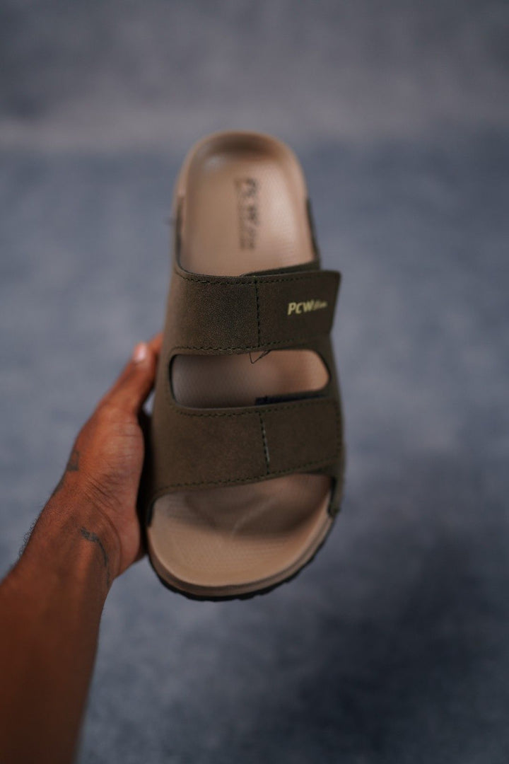 Men’s Premium Dual Strap Slippers for Daily Wear | Trendy Casual Slides - Bitcoin-4(MHD)
