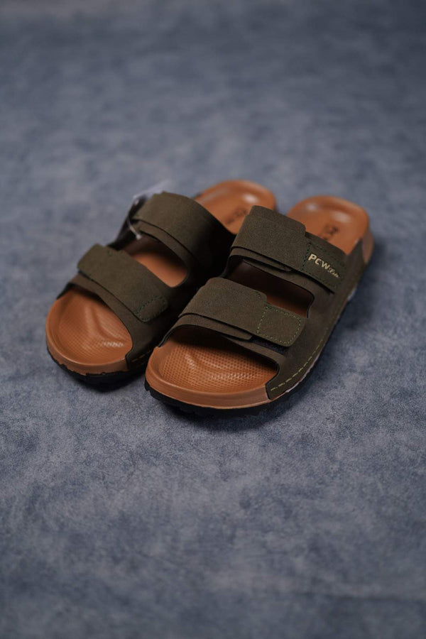 Men’s Premium Dual Strap Slippers for Daily Wear | Trendy Casual Slides - Bitcoin-10(MHD)