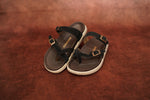 Load image into Gallery viewer, Men’s Black Casual Buckle Sandals – Comfortable &amp; Stylish Everyday Wear
