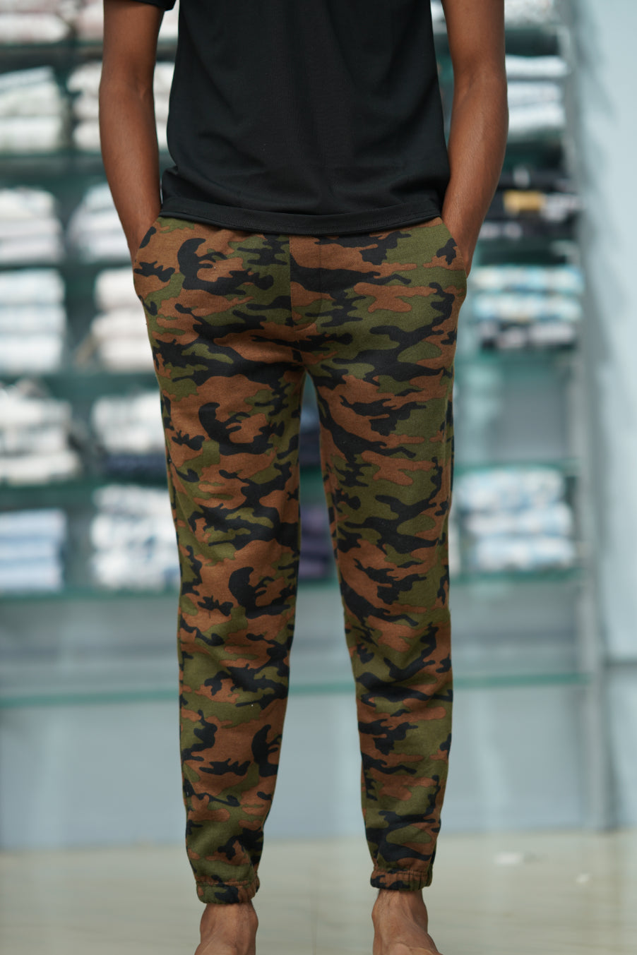 Men's Slim Fit Cotton Joggers Military Track Pant -  720