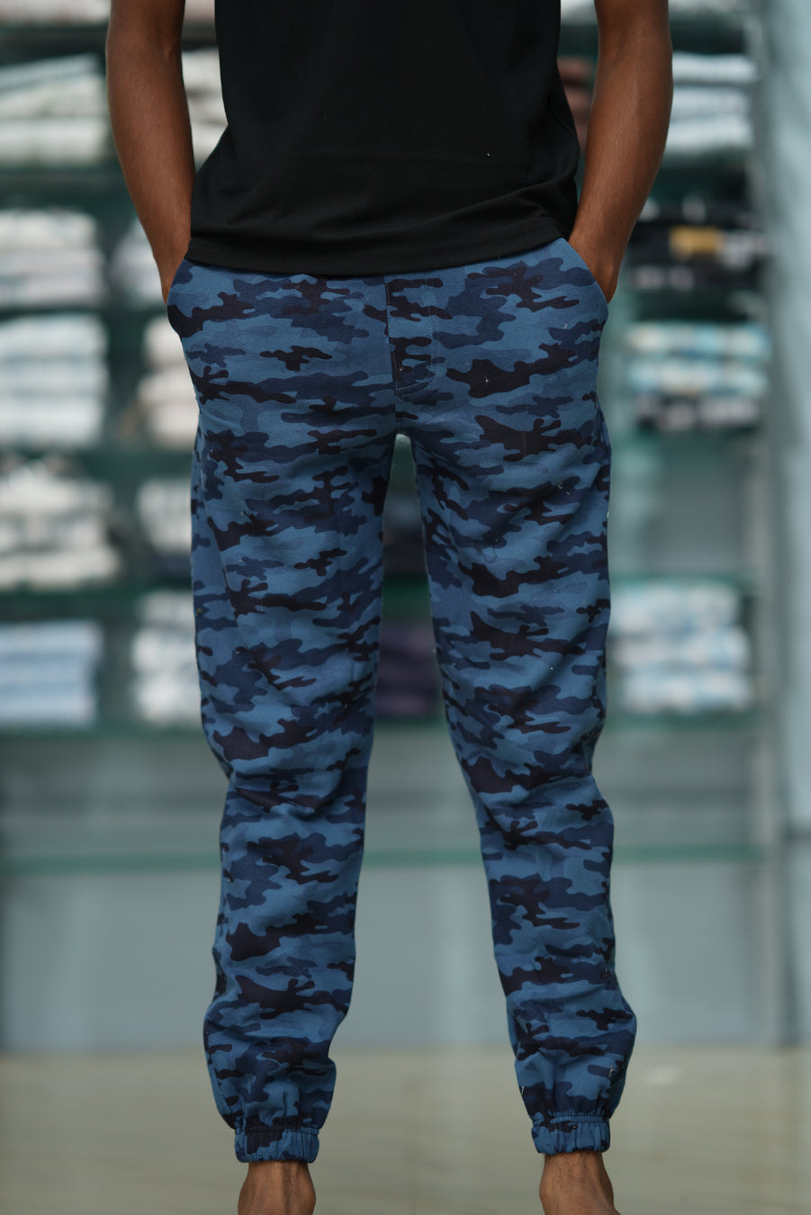 Men's Slim Fit Cotton Joggers Military Track Pant -  733