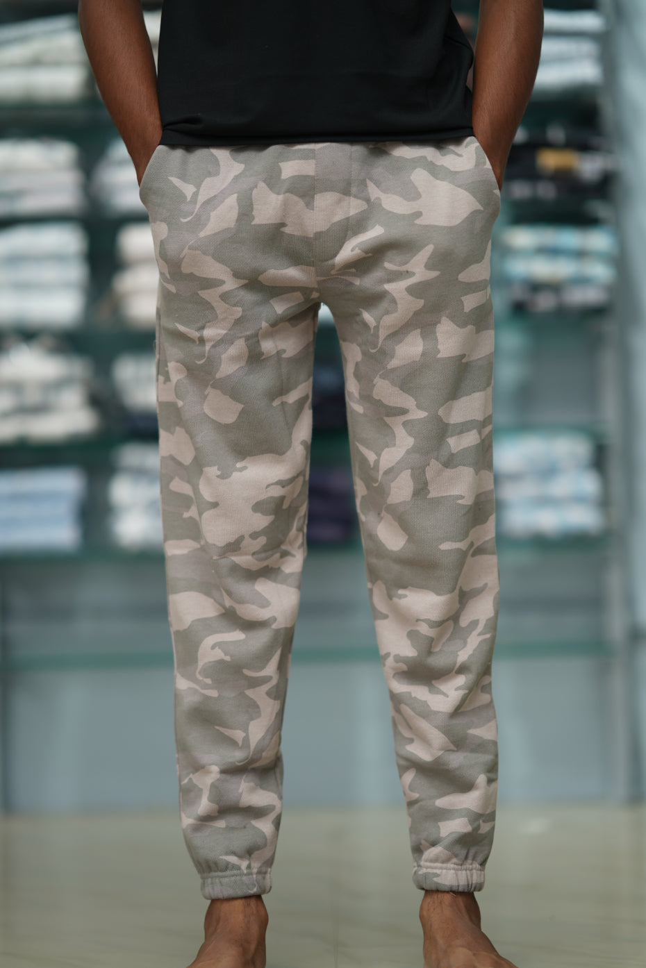 Men's Slim Fit Cotton Joggers Military Track Pant -  735