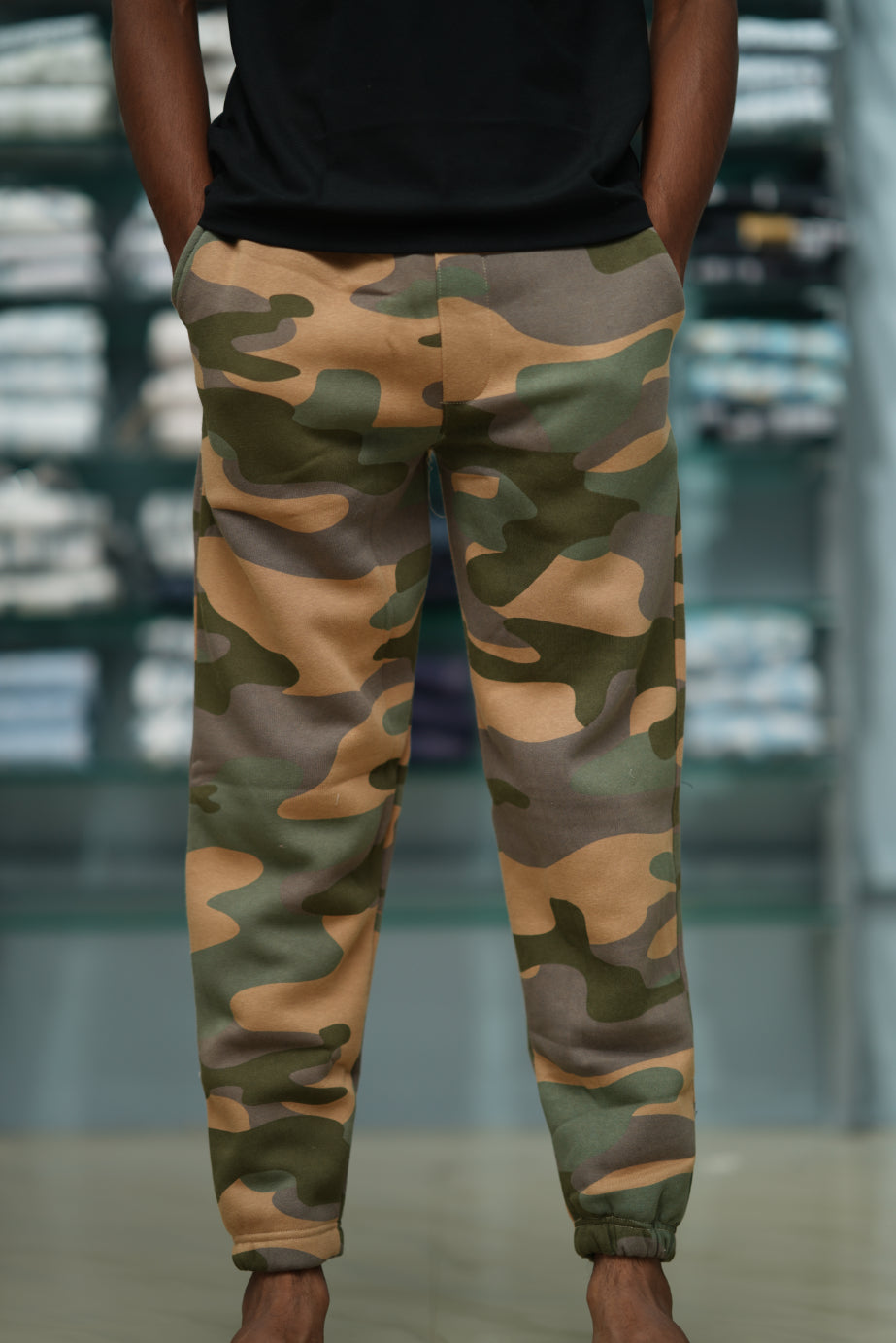 Men's Slim Fit Cotton Joggers Military Track Pant -  736
