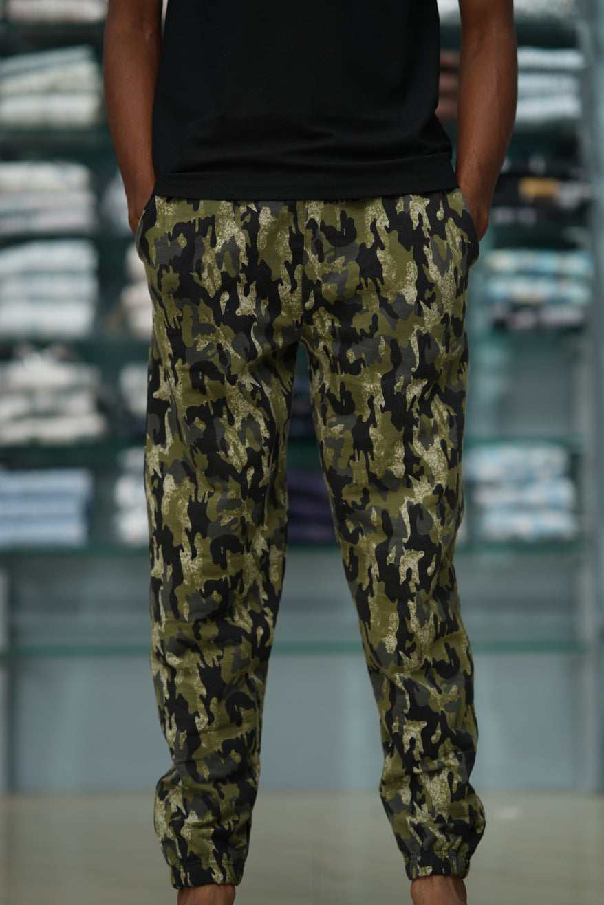 Men's Slim Fit Cotton Joggers Military Track Pant -  744