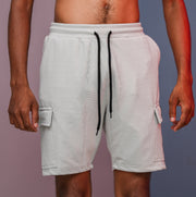 Daily Wear Trendy Mens Ottoman Trouser & Shorts - Ash