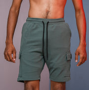 Daily Wear Trendy Mens Ottoman Trouser & Shorts - Olive Green