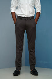 Premium Regular Fit Stylish Men's Polo Fit Pant - Chocolate Brown