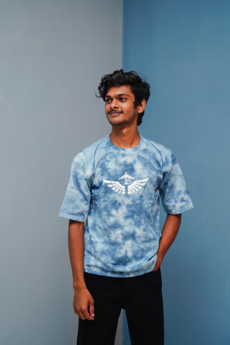 tie dye oversized t shirt men