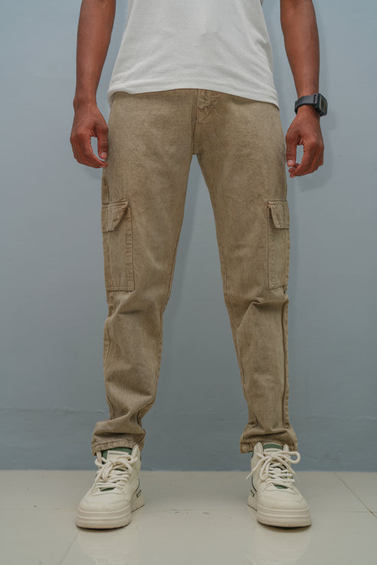 Mom Fit Jeans for Men | Stylish Relaxed Fit Double Pocket Denim Pants - Sandle