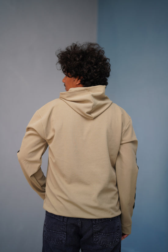 Men’s Full Sleeve BIRD Printed Hoodie | Oversized Winter Hoodie for Men - Sandle