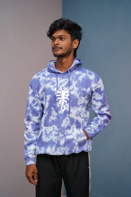 Unisex Tie-Dye Hoodie for Men & Women | Oversized Streetwear - Lavender
