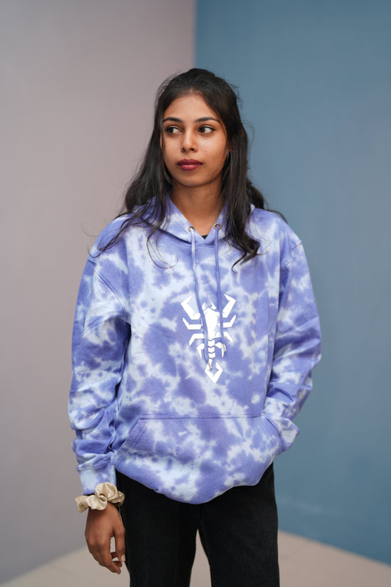 Unisex Tie-Dye Hoodie for Men & Women | Oversized Streetwear - Lavender