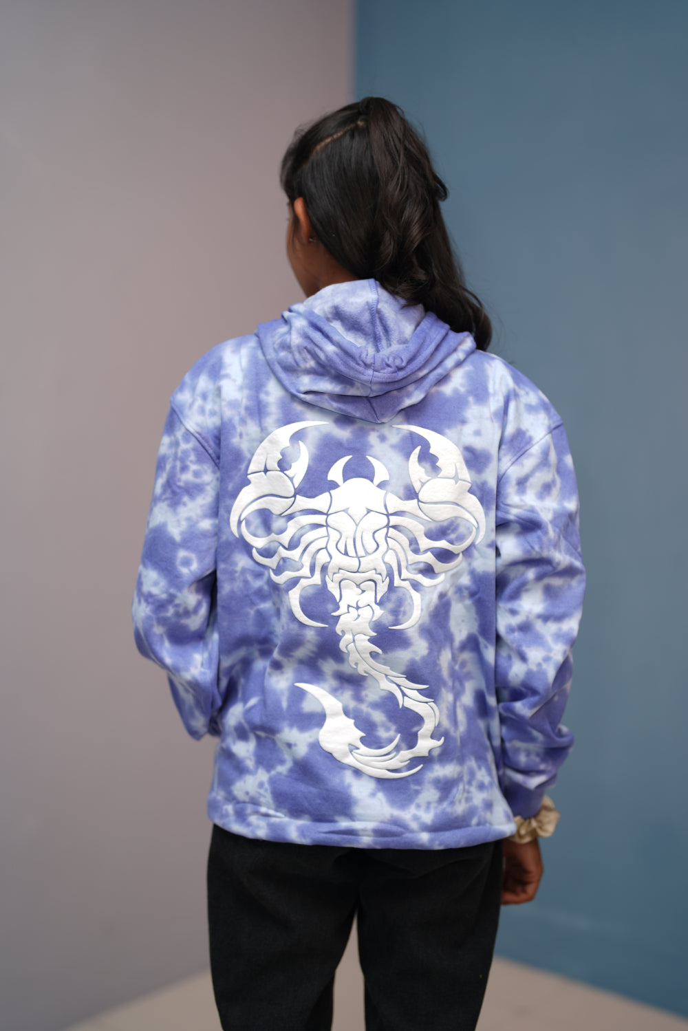 Unisex Tie-Dye Hoodie for Men & Women | Oversized Streetwear - Lavender