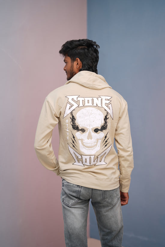 Unisex STONE  Printed Hoodie for Men & Women | Oversized Streetwear-sandal