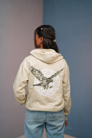 Unisex EAGLE Printed Hoodie for Men & Women | Oversized Streetwear-sandal