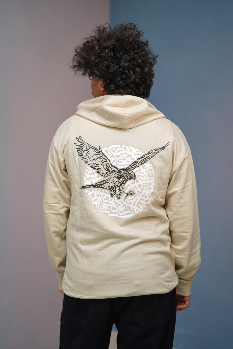 Unisex EAGLE Printed Hoodie for Men & Women | Oversized Streetwear-sandal