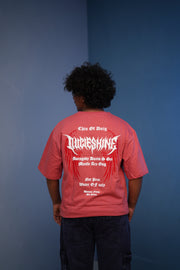 Mens Five Sleeve DUCIESHING Printed T ShirtPink mens trending streetwear India 7Man