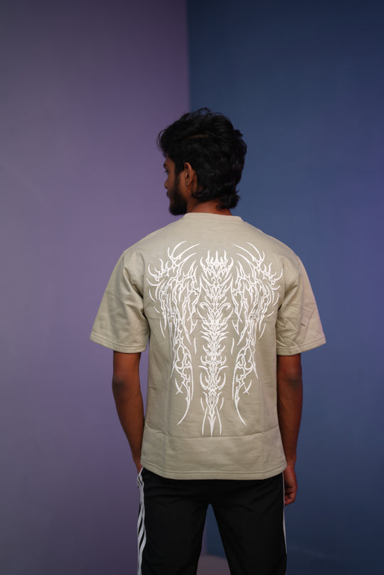 Men’s Five Sleeve Round Neak INFERND Printed T Shirt-Sandal – 7MAN Men's Fashion India