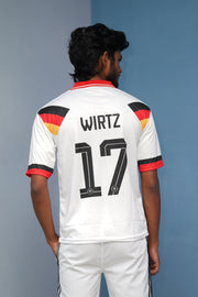 Short Sleeve Round Neck WIRTZ Jersey for Men - White