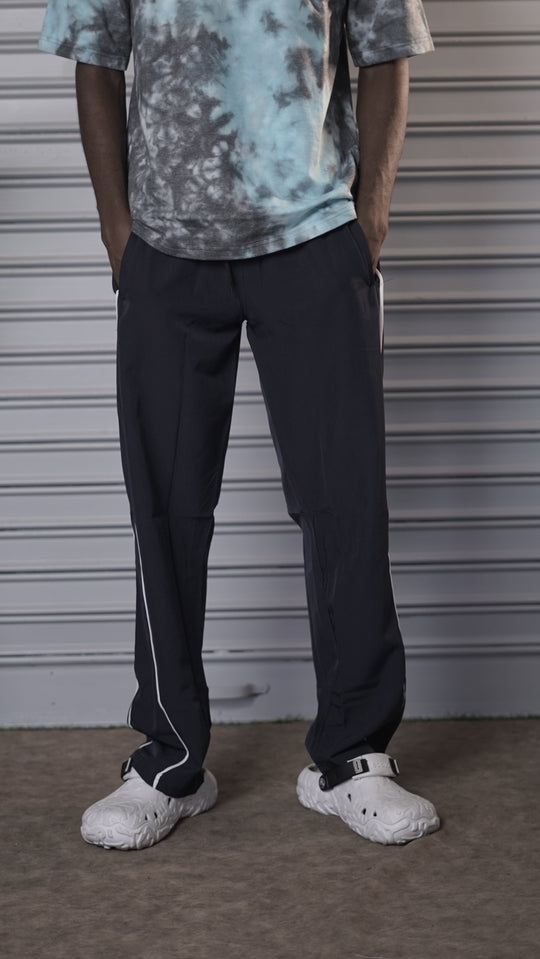 Men's Streetwear Relaxed NS Piping Jogger Pants - Grey – alternate view – 7MAN India