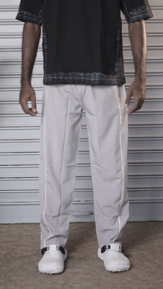 Men's Streetwear Relaxed NS Piping Jogger Pants - ash – alternate view – 7MAN India