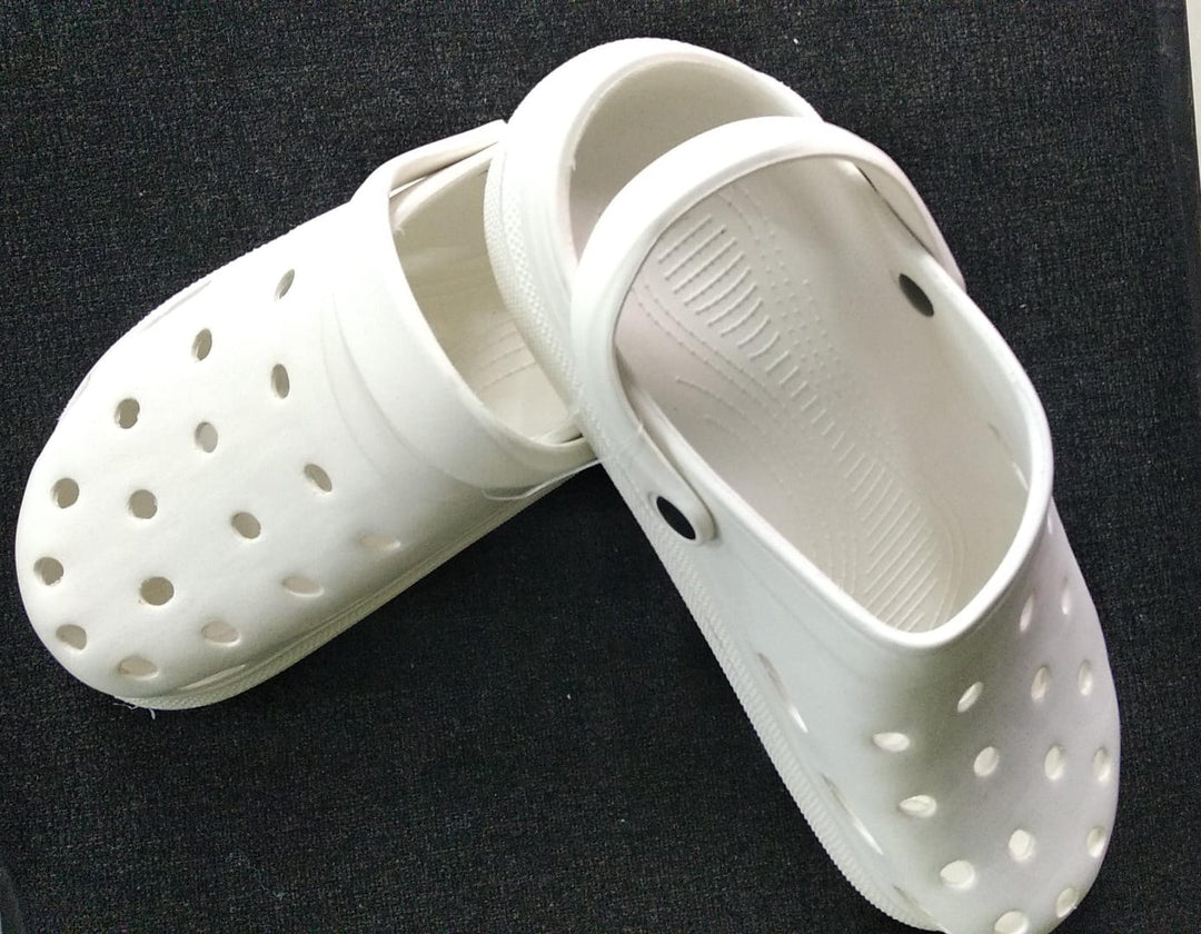 DAILY WEAR BADAM CROCKS-WHITE