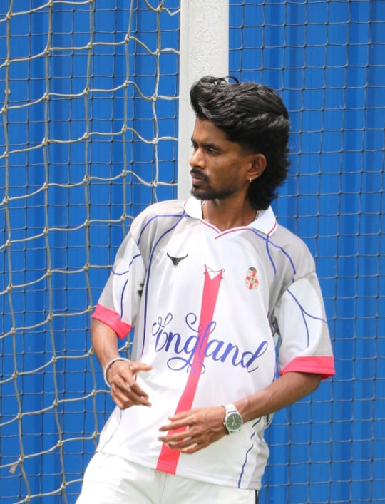 Men's White Pink Graphic Football Jersey – 7MAN Men's Fashion India