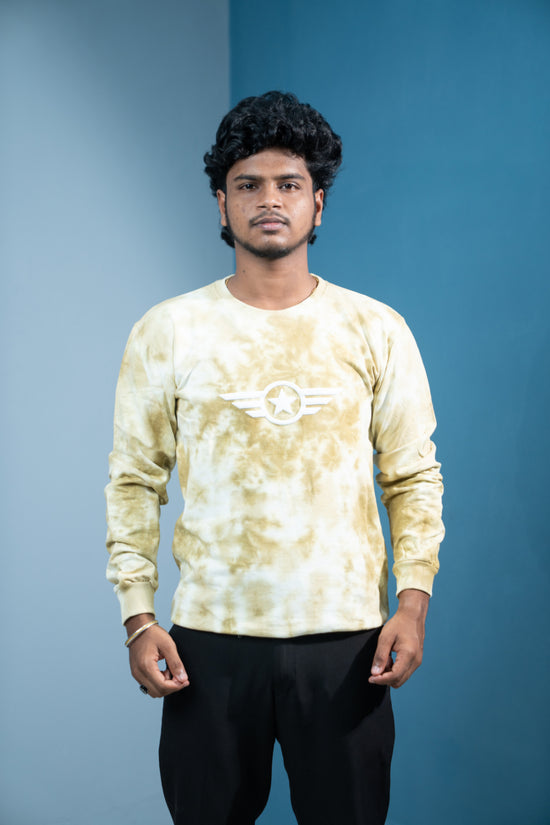 Men’s Tie-Dye Full Sleeve T-Shirt  Trending Streetwear Style-sandle