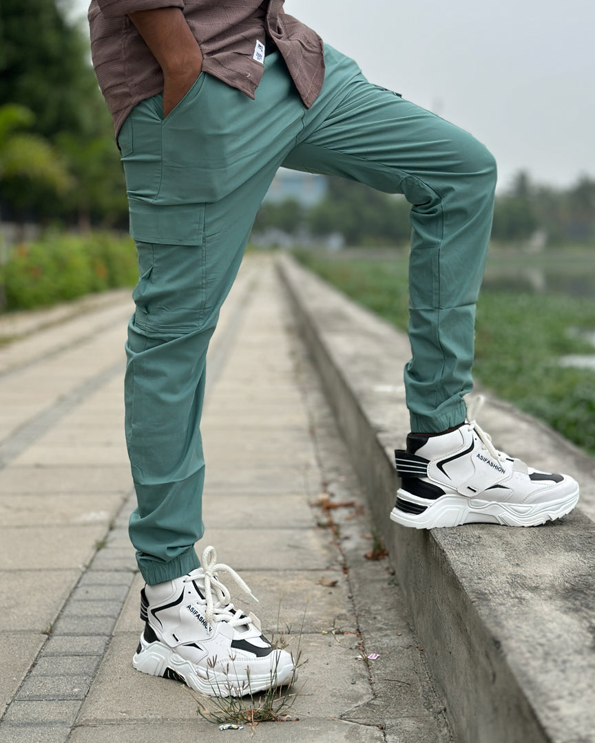 ATTRACTIVE TRENDY 400 RS CARGO PANT-PISTHA GREEN-7 Man