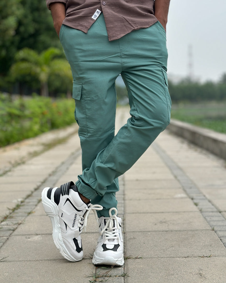 ATTRACTIVE TRENDY 400 RS CARGO PANT-PISTHA GREEN-7 Man