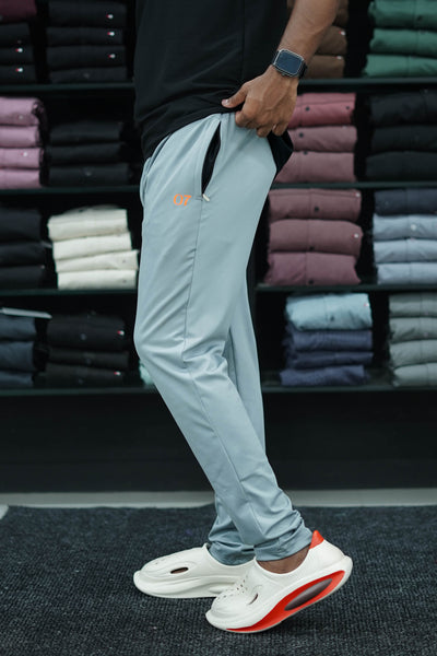 Buy Men's Casual 4 Way Lycra Track Pant - Ash