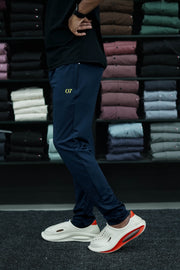 Buy Men's Casual Lycra Track Pant - Navy Blue-7 Man