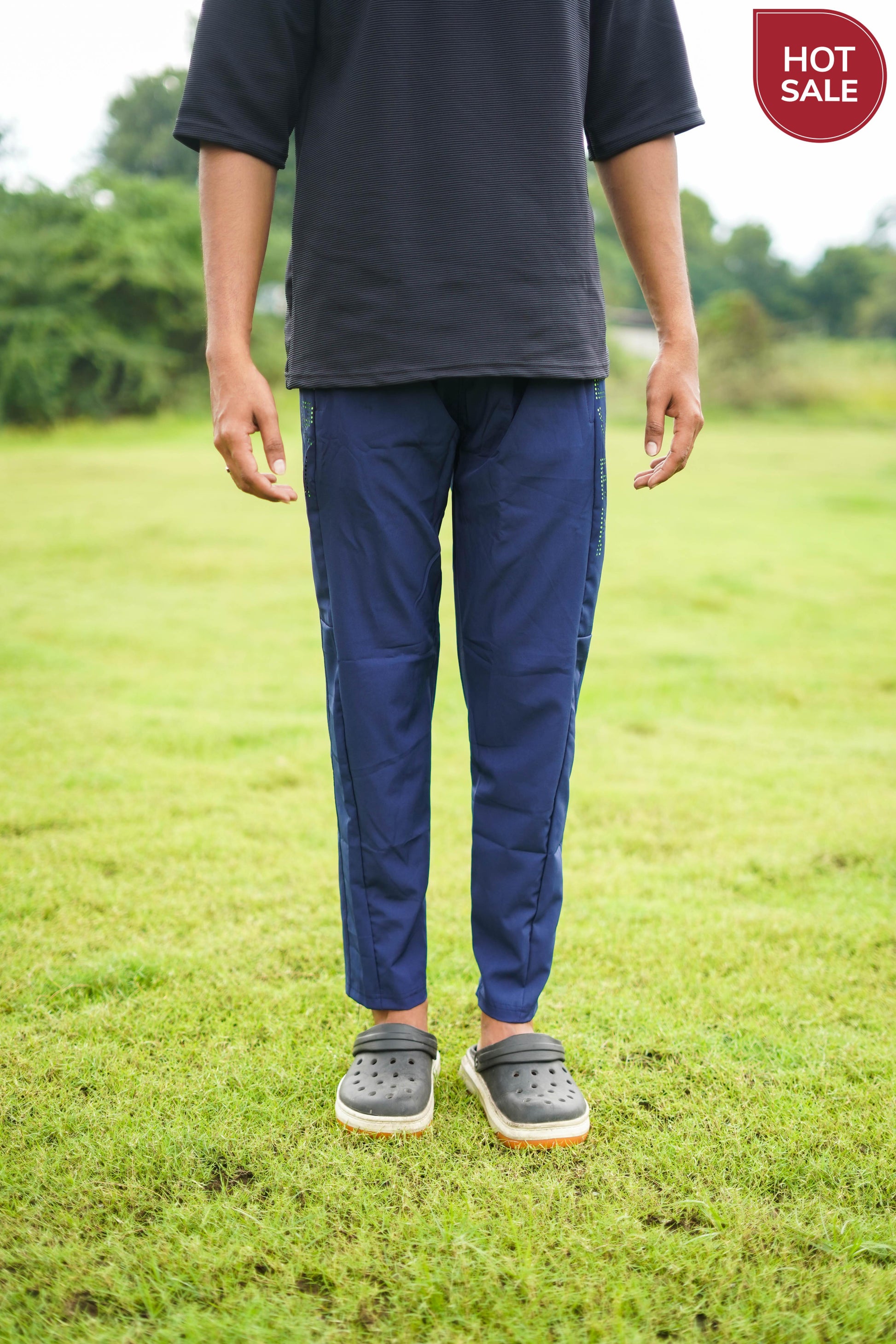 Men's Casual Daily Wear NS Track Pant -NAVY BLUE-Track Pant-7 Man