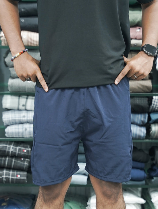 Daily Wear Trendy Mens NS Laser Printed Trouser & Shorts - Navy Blue